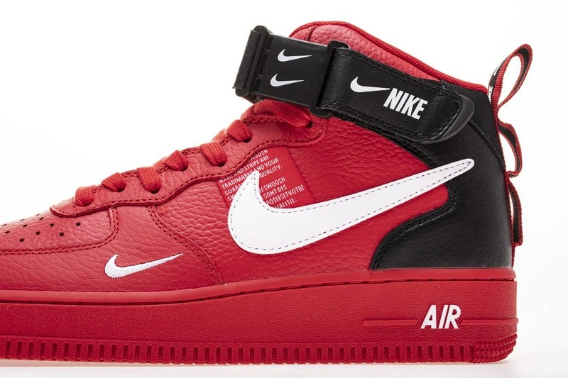 Air Force 1 Mid Utility University Red  804609-605