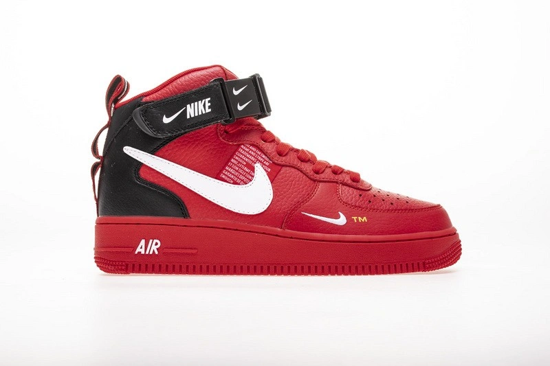 Air Force 1 Mid Utility University Red  804609-605
