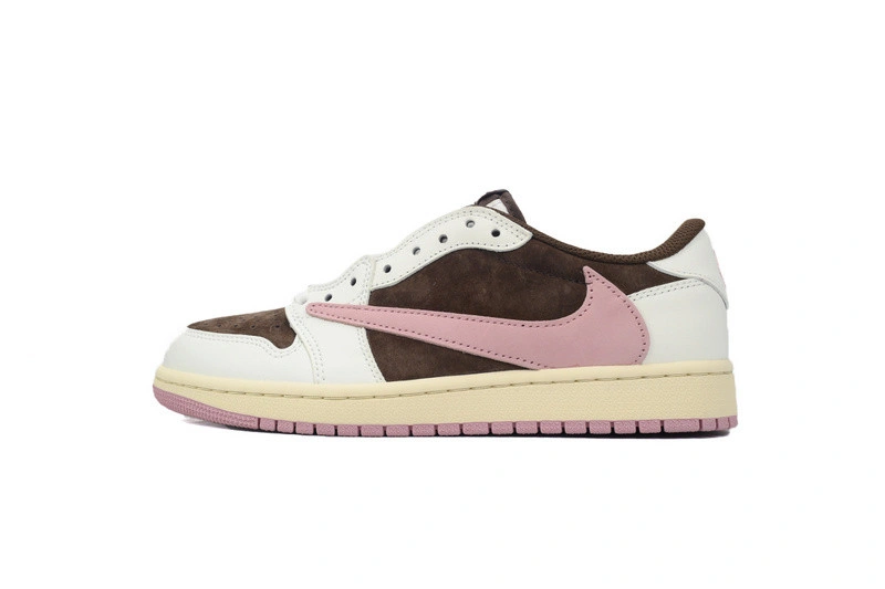 Air Jordan 1  Travis Scott  Low OG SP Dark Pony Pink  DZ4137-206