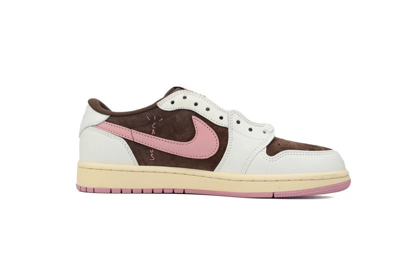 Air Jordan 1  Travis Scott  Low OG SP Dark Pony Pink  DZ4137-206