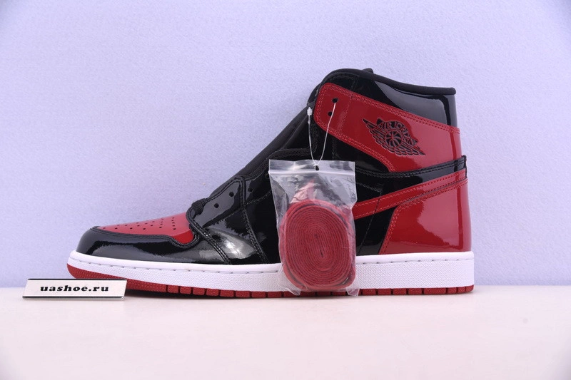 Air Jordan 1 Bred Patent Leather 555088-063
