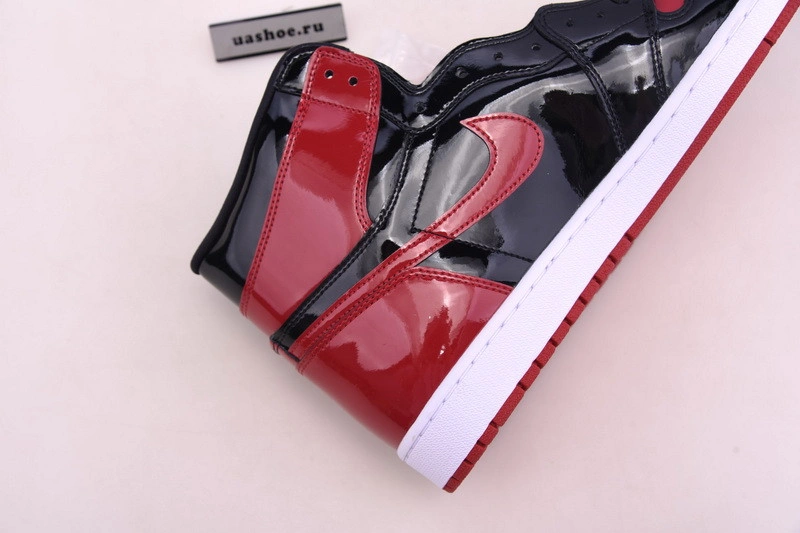 Air Jordan 1 Bred Patent Leather 555088-063