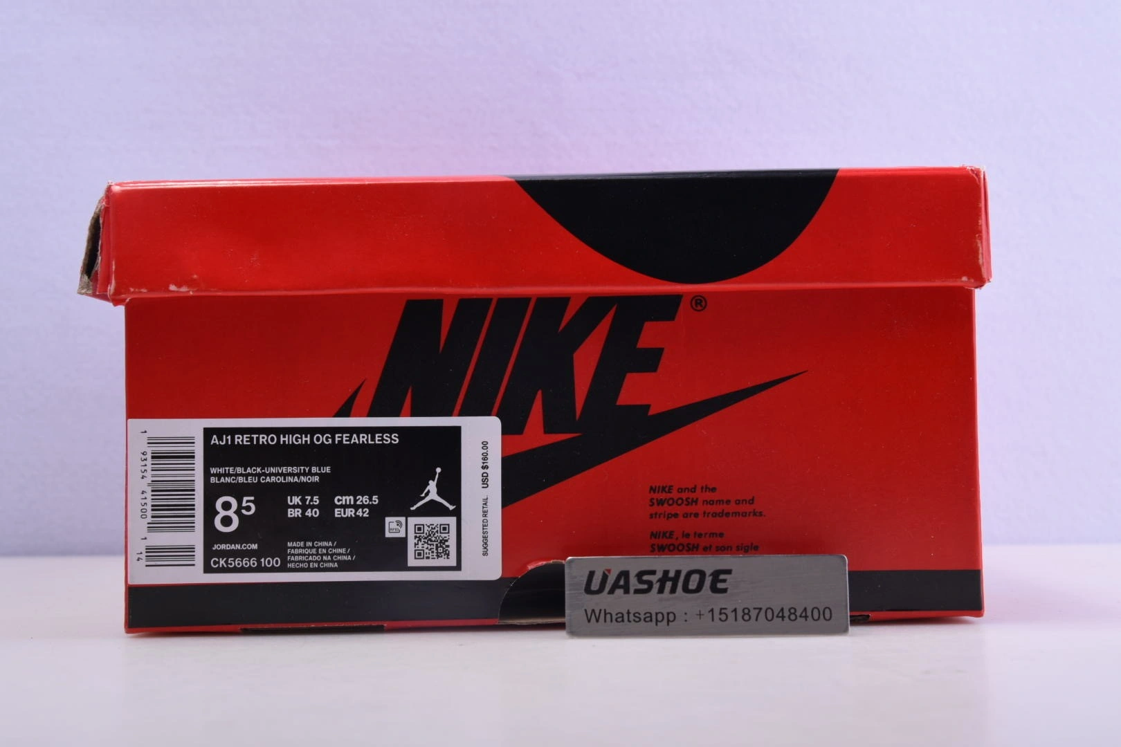 Air Jordan 1 “Fearless”  CK5666-100