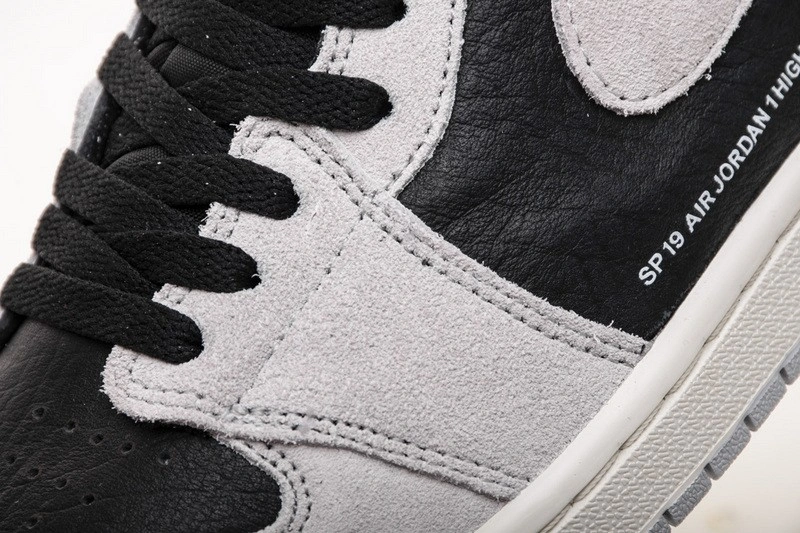 Air Jordan 1 Grey Black Crimson 555088-018