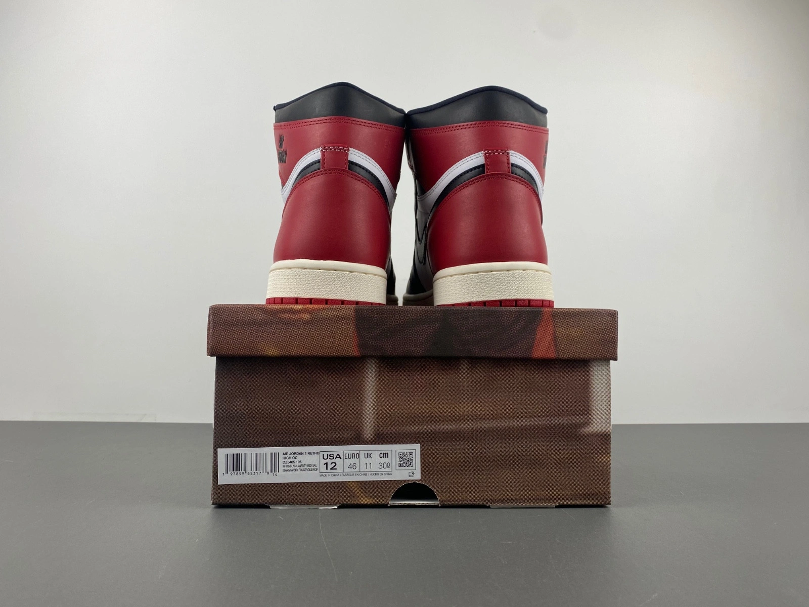 Air Jordan 1 High OG Black Toe Reimagined DZ5485-106