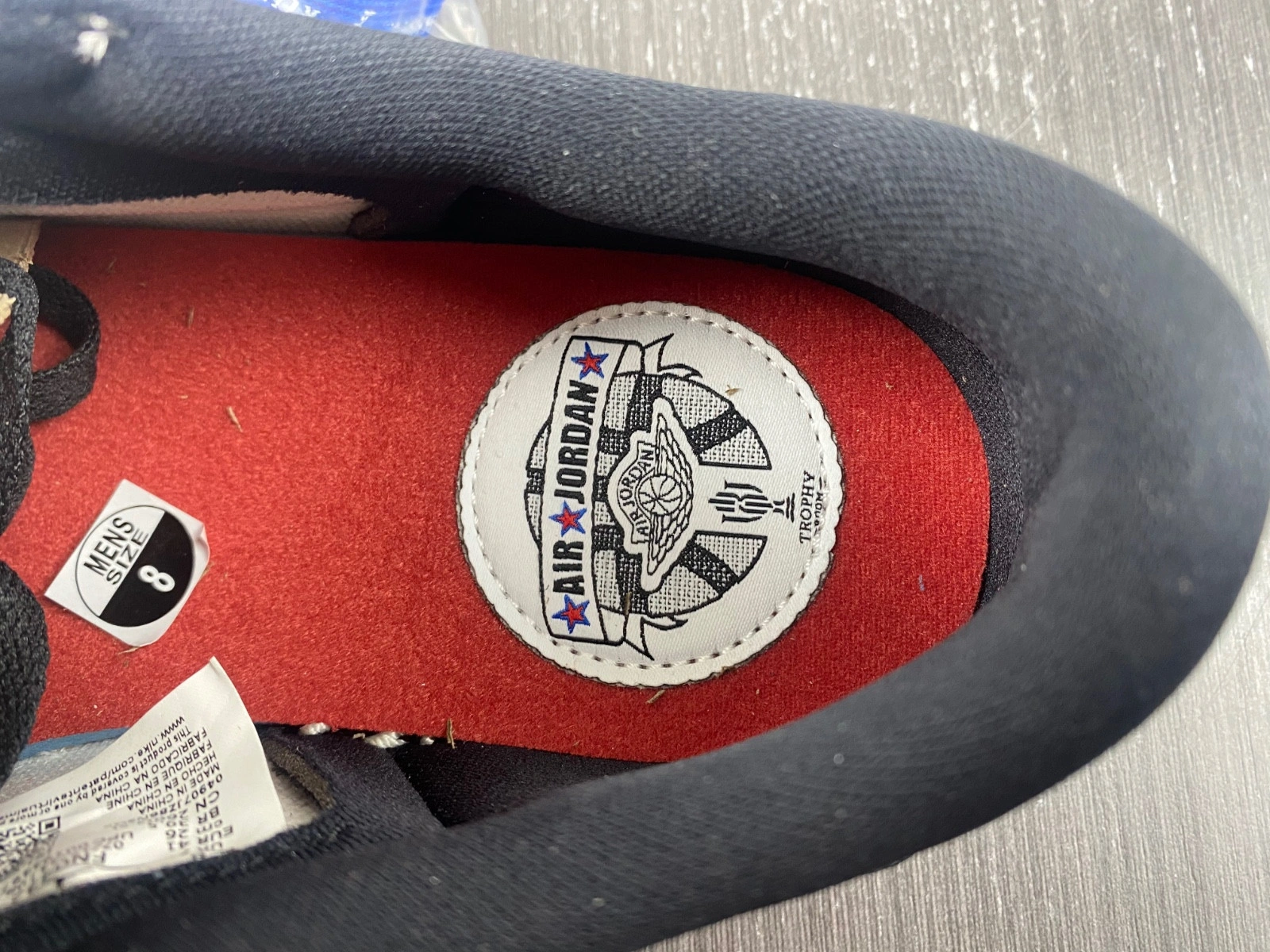 Air Jordan 1 Low OG x Trophy Room 'Red Black' FN0432-017