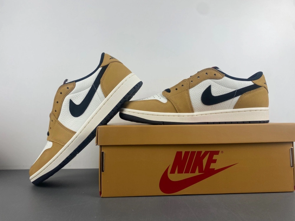 Air Jordan 1 Low 'Sail and Golden Harvest'  CZ0790-107