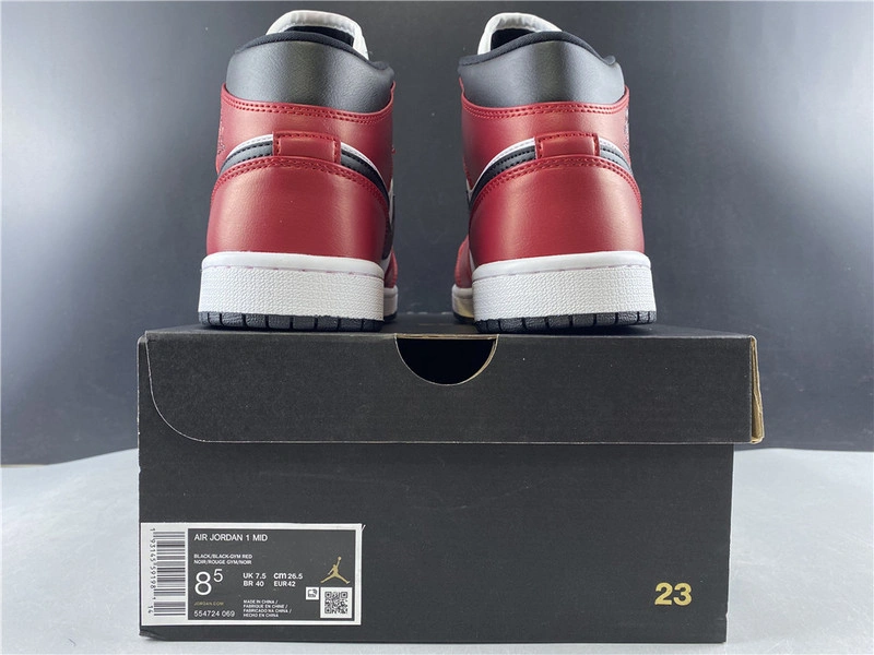 Air Jordan 1 Mid Chicago AJ1  554724-069