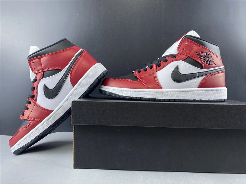 Air Jordan 1 Mid Chicago AJ1  554724-069