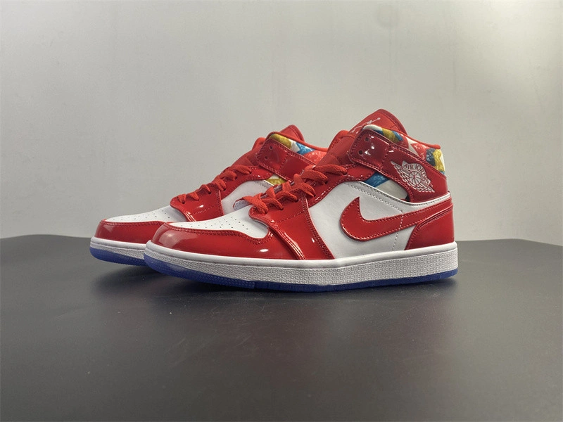 Air Jordan 1 Mid Red Patent DC7294-600