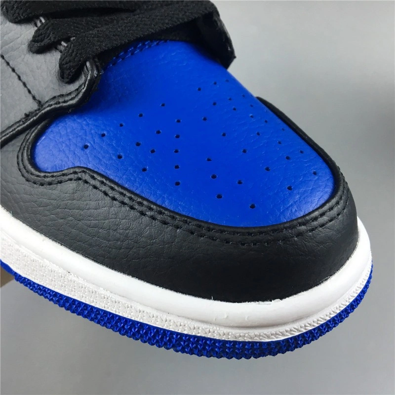 Air Jordan 1 Mid Royal Black Blue 554724-068