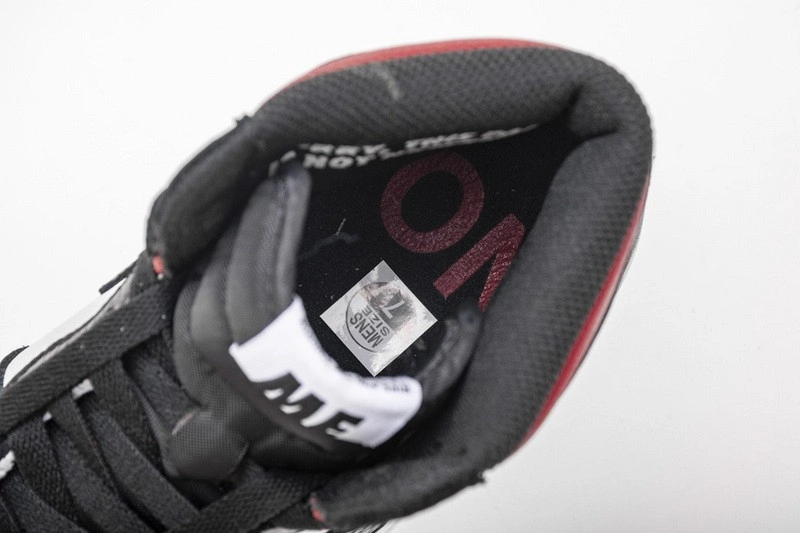Air Jordan 1 No Ls Not For Resale Varsity Red 861428-106