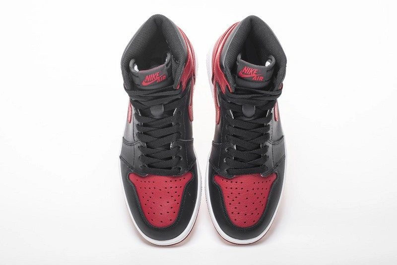 Air Jordan 1 Retro High Banned Black Red  555088-001