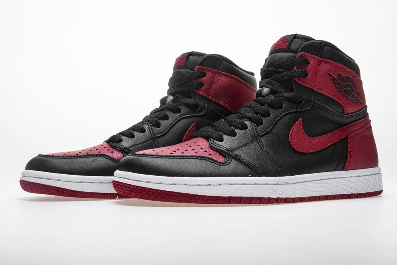 Air Jordan 1 Retro High Banned Black Red  555088-001