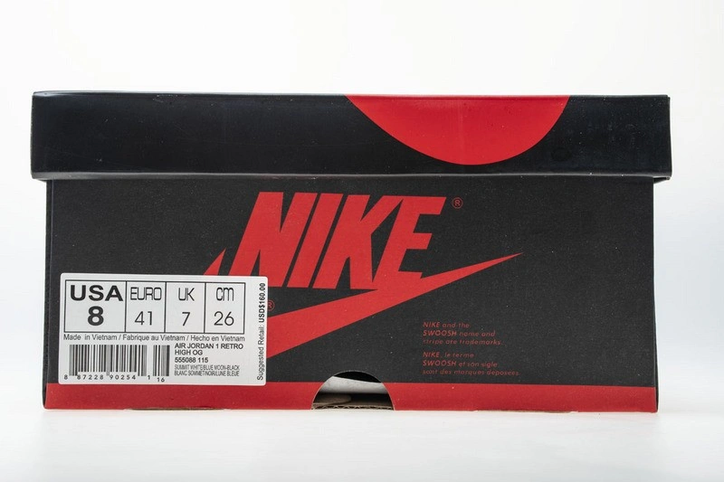 Air Jordan 1 Retro High OG Blue Moon  555088-115