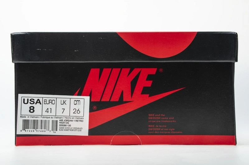 Air Jordan 1 Retro High OG 'Clay Green' - 555088 135