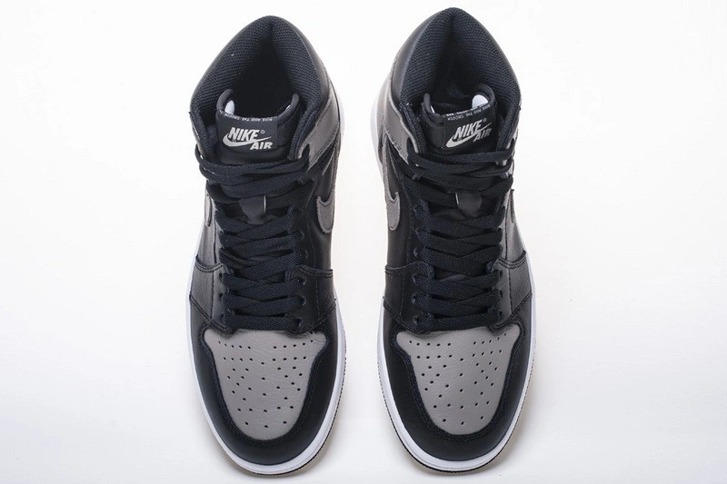 Air Jordan 1 Retro High OG Shadow Black Gray  555088-013