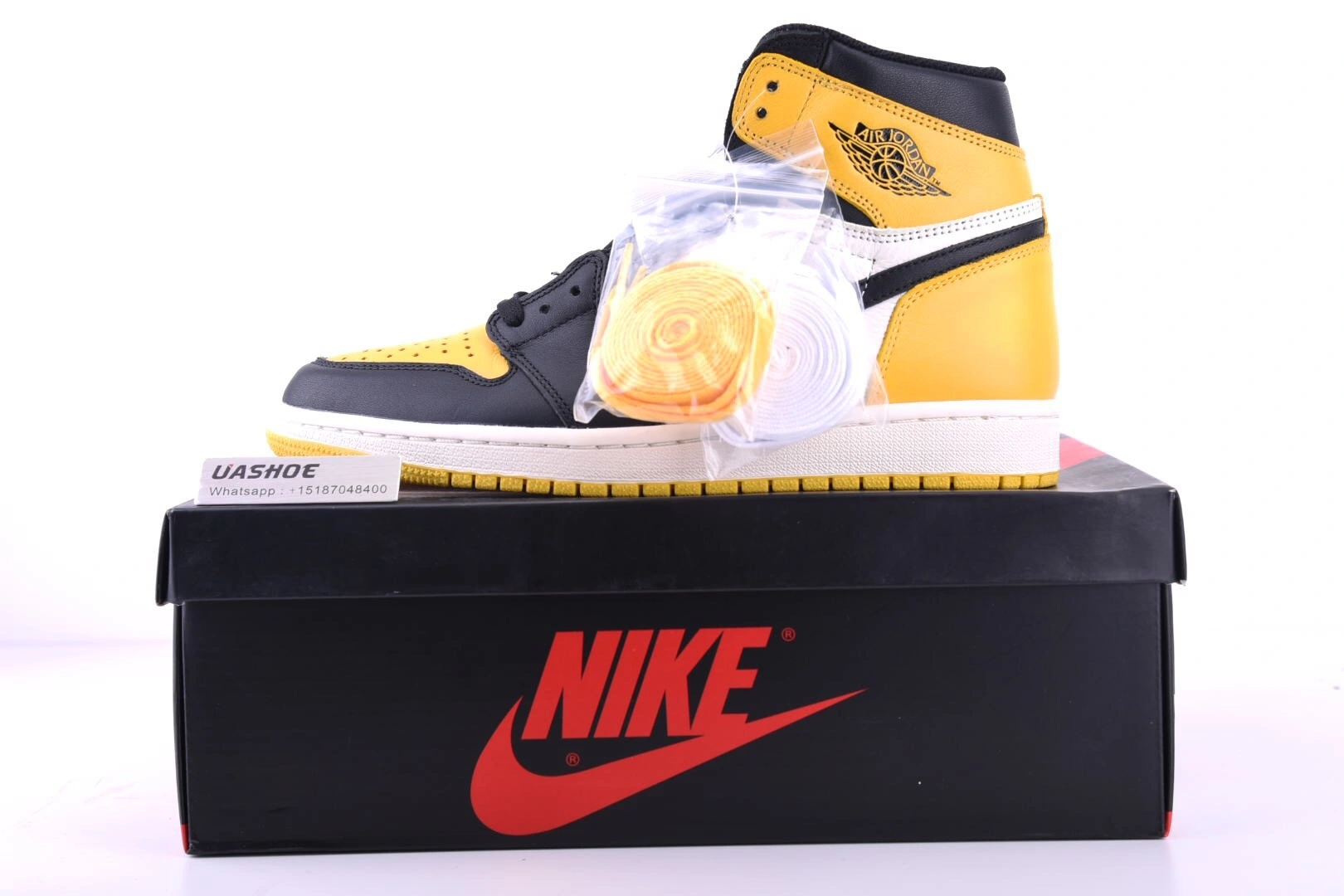 Air Jordan 1 Retro High OG Yellow Toe  AR1020 -700