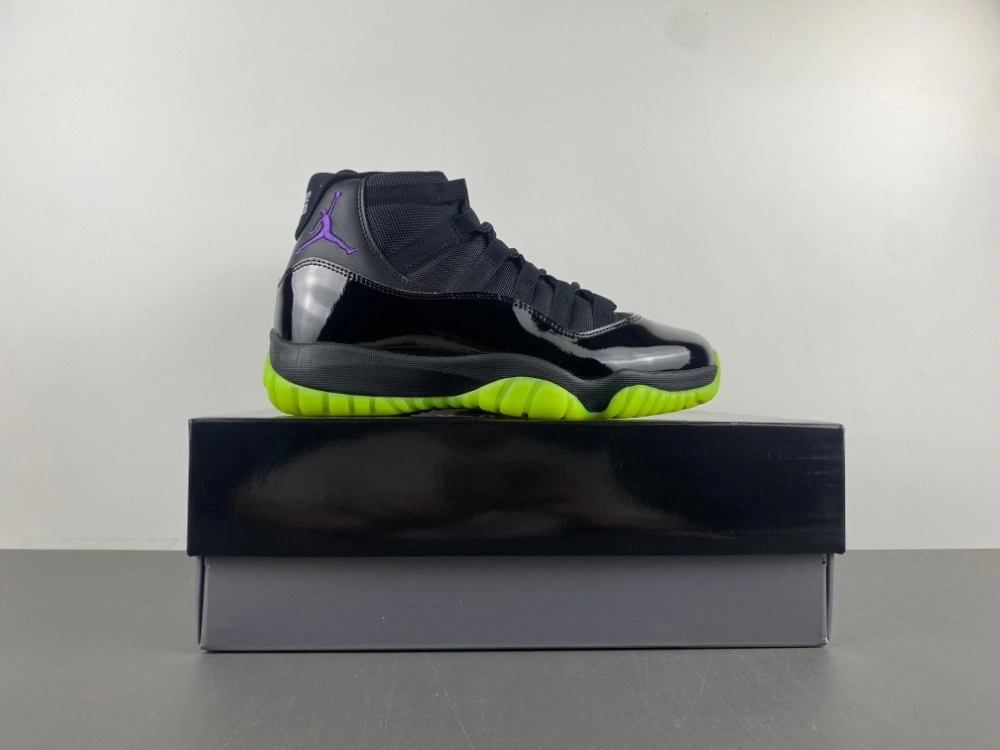 Air Jordan 11 GS Black Barely Volt  IB1378-001