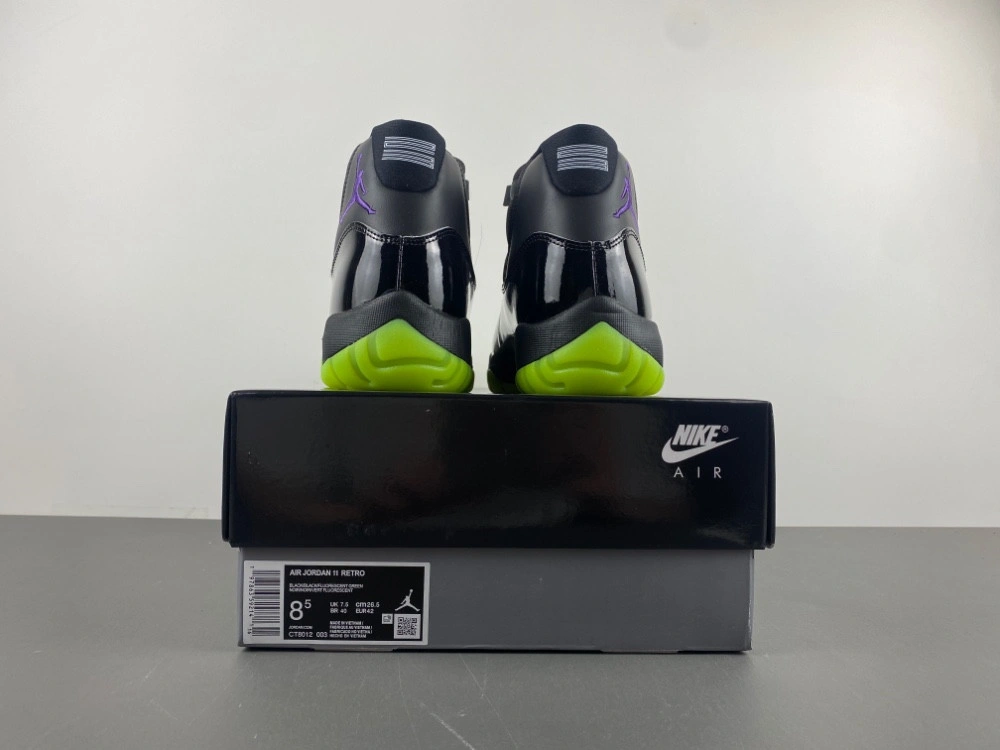 Air Jordan 11 GS Black Barely Volt  IB1378-001