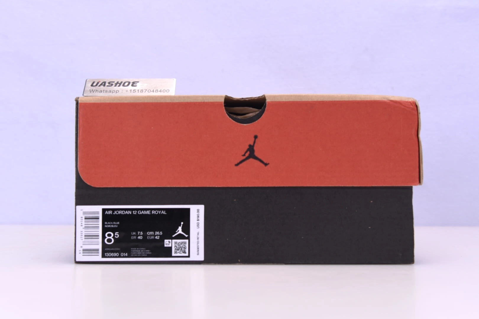 Air Jordan 12 Black Game Royal 130690-014