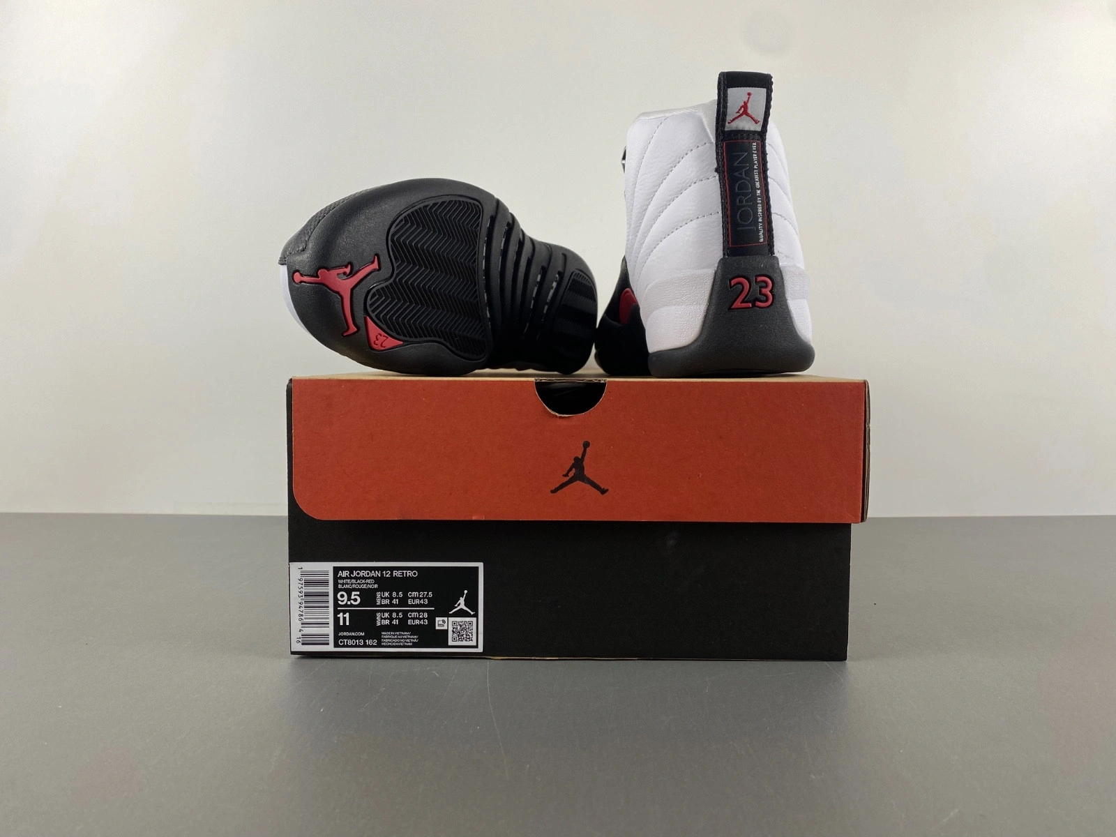 Air Jordan 12 Red Taxi CT8013-162