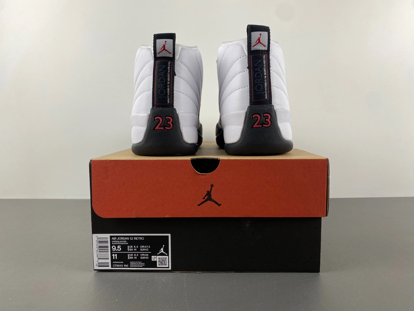Air Jordan 12 Red Taxi CT8013-162