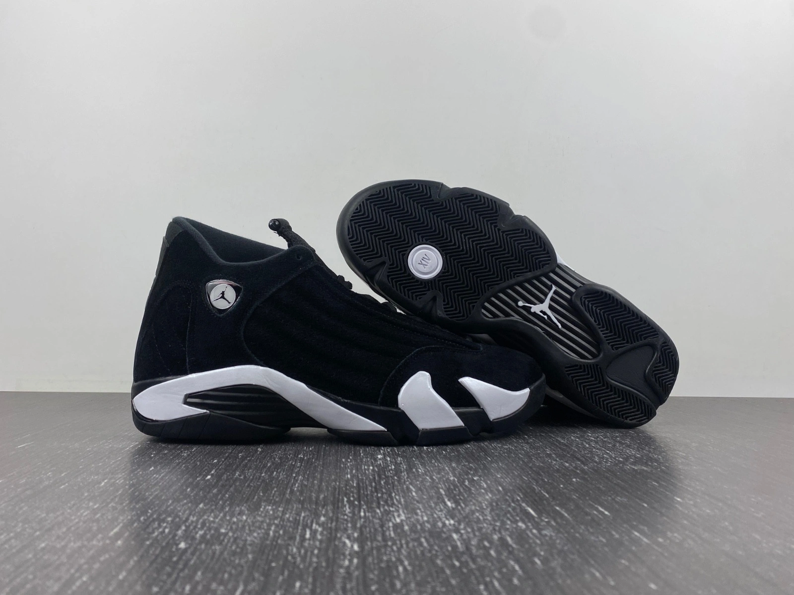 Air Jordan 14 Black White University Red 487471-016