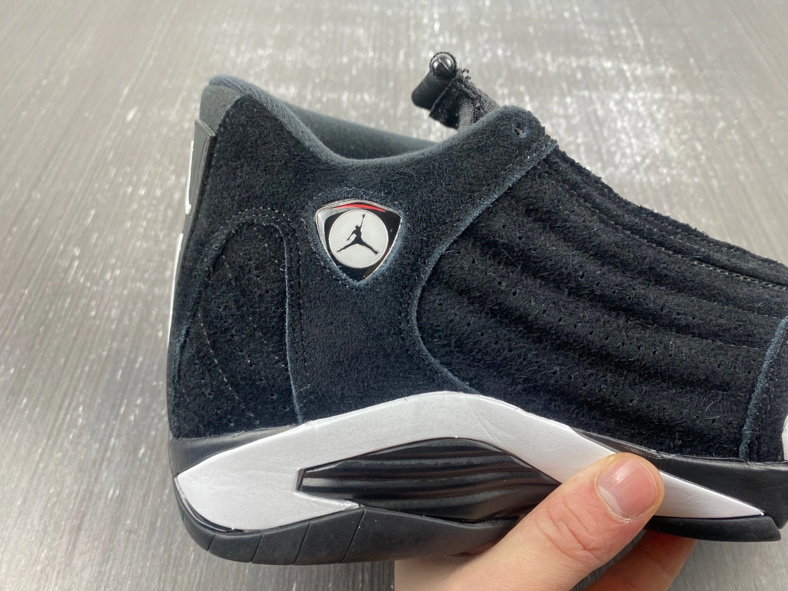 Air Jordan 14 Black White University Red 487471-016