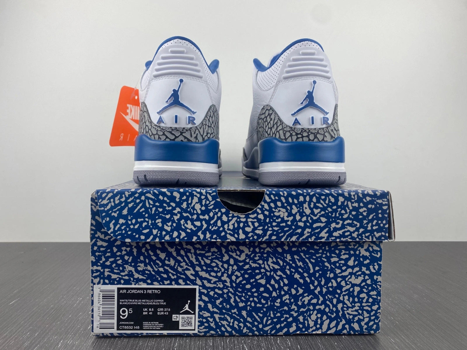 Air Jordan 3 'Wizards' - CT8532-148