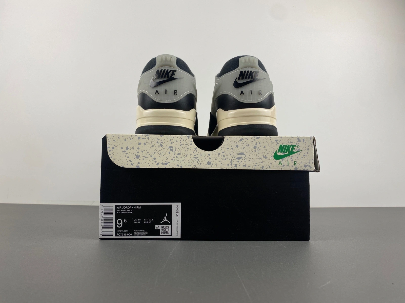Air Jordan 4 RM 'Black Sail' - FQ7939 006