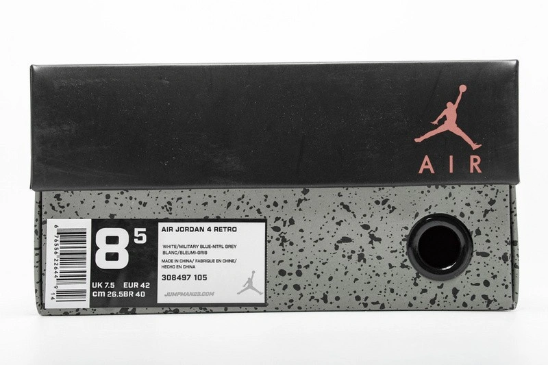Air Jordan 4 Retro Military Blue 2012 308497-105