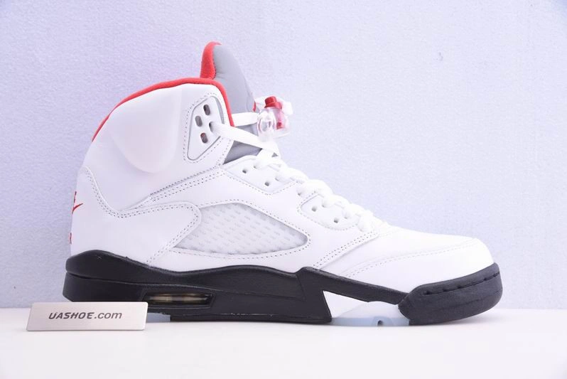Air Jordan 5 Fire Red 2020 Silver Tongue DA1911-102