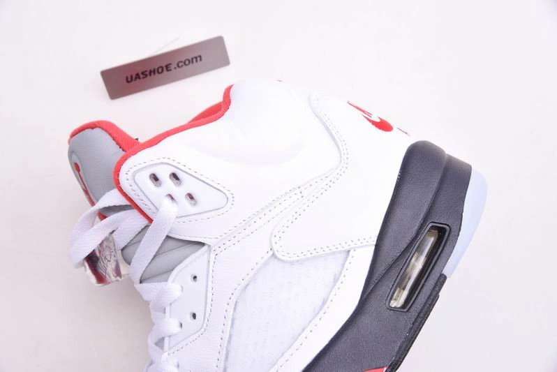 Air Jordan 5 Fire Red 2020 Silver Tongue DA1911-102