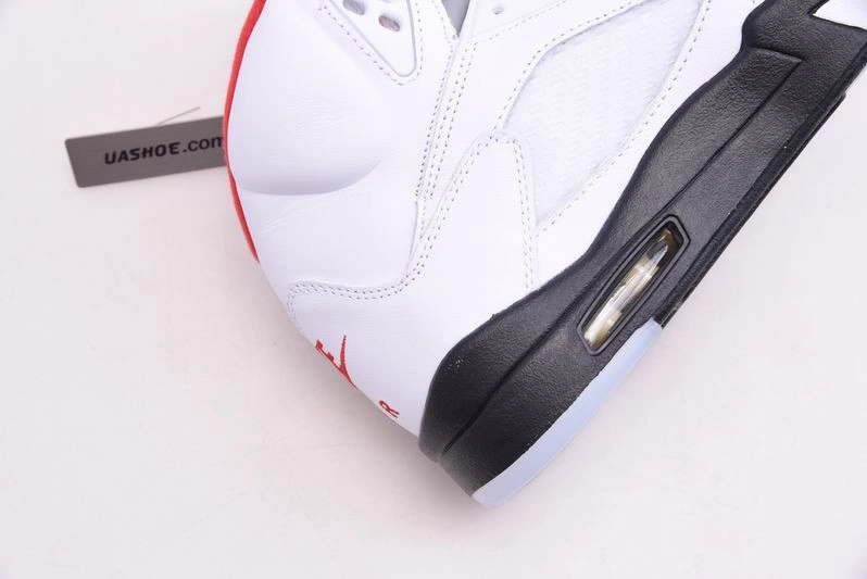 Air Jordan 5 Fire Red 2020 Silver Tongue DA1911-102