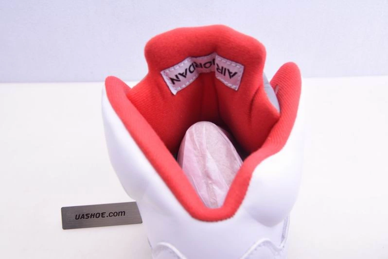 Air Jordan 5 Fire Red 2020 Silver Tongue DA1911-102