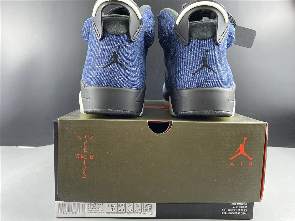 Air Jordan 6 “Washed Denim”  CT5350-401