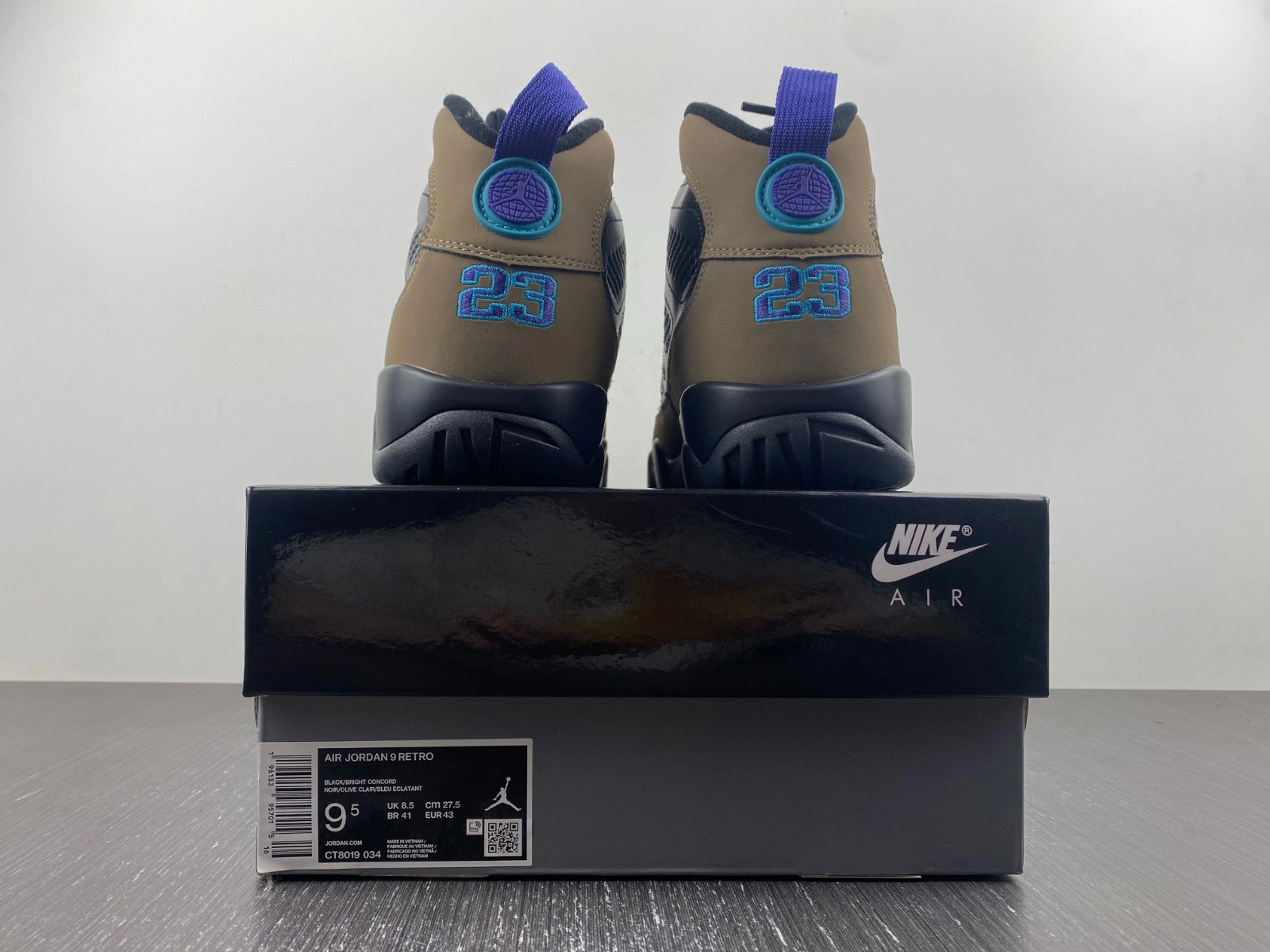 Air Jordan 9 Olive Concord CT8019-034
