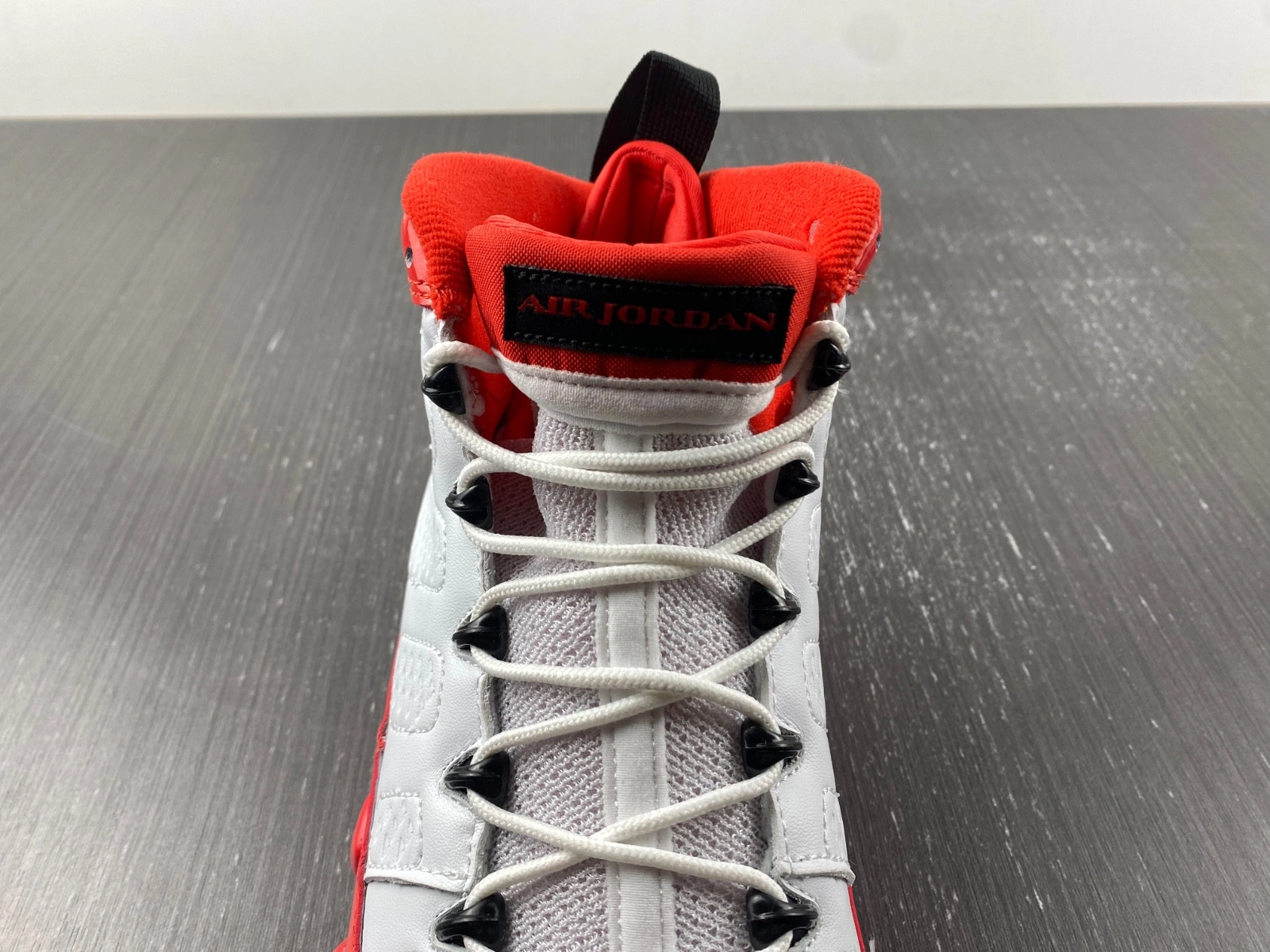 Air Jordan 9 White Gym Red Red Black  302370-160L