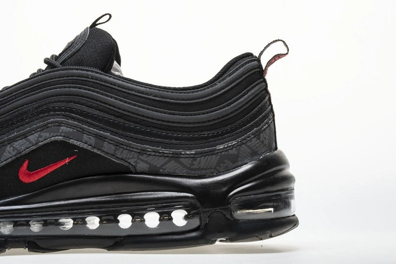 Air Max 97 All-Over Print Black Red  AR4259-001