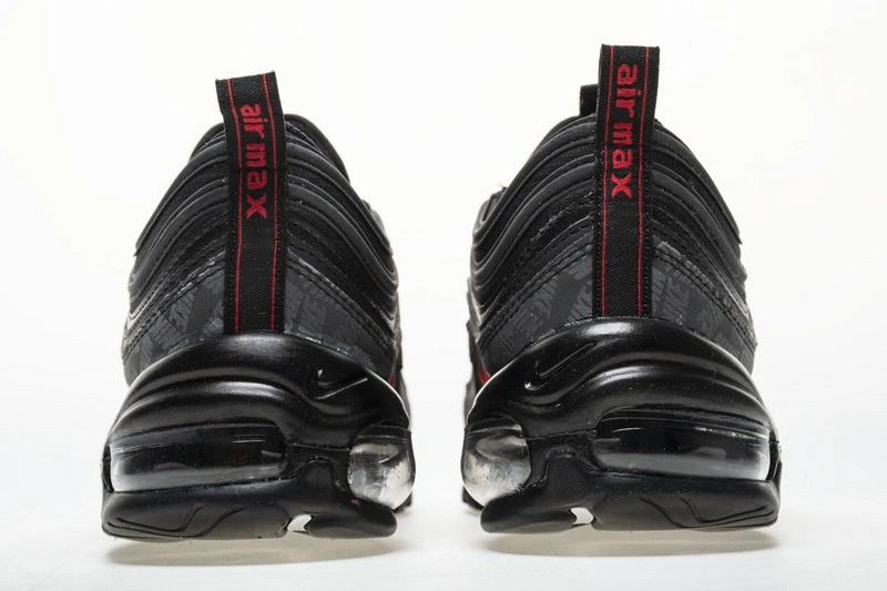 Air Max 97 All-Over Print Black Red  AR4259-001