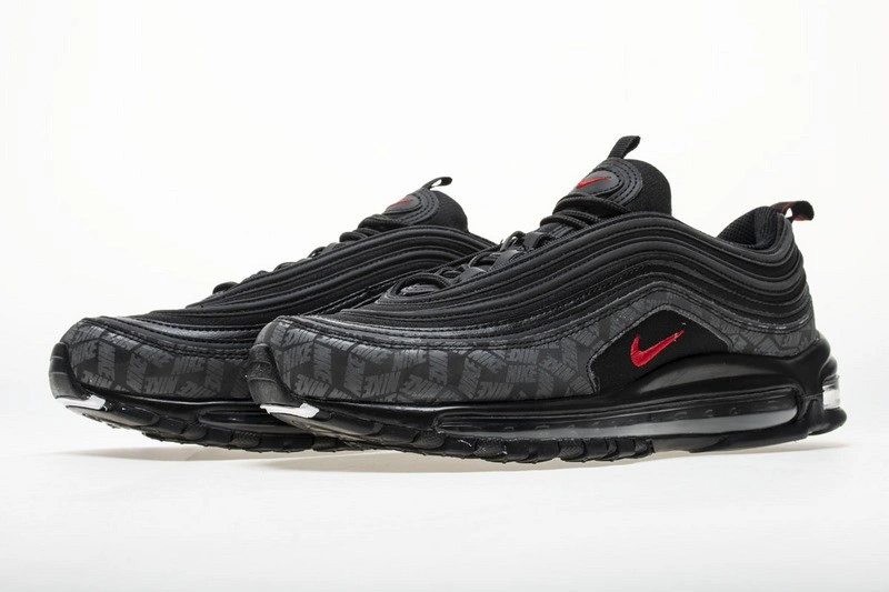Air Max 97 All-Over Print Black Red  AR4259-001
