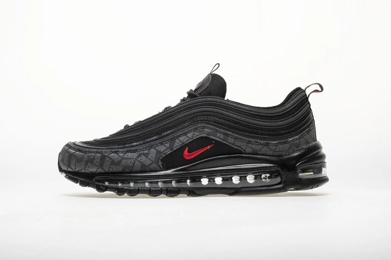 Air Max 97 All-Over Print Black Red  AR4259-001