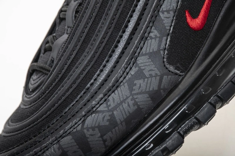Air Max 97 All-Over Print Black Red  AR4259-001