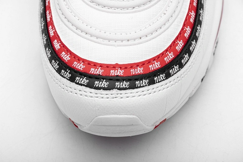 Air Max 97 Sketch Logo White Black Red   CK9397-100