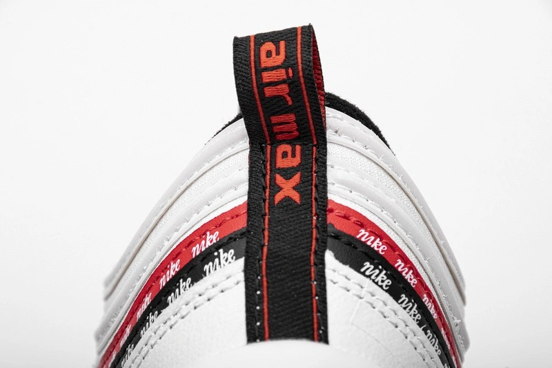 Air Max 97 Sketch Logo White Black Red   CK9397-100