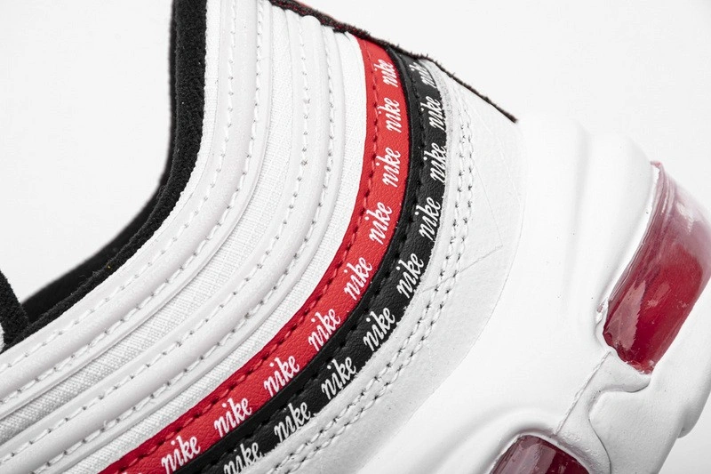 Air Max 97 Sketch Logo White Black Red   CK9397-100