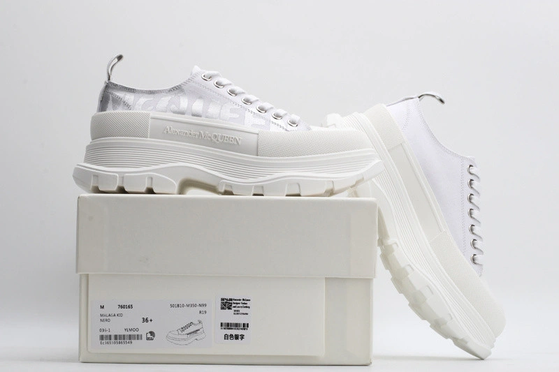 Alex  McQ  Tread Slick Lace Up in white