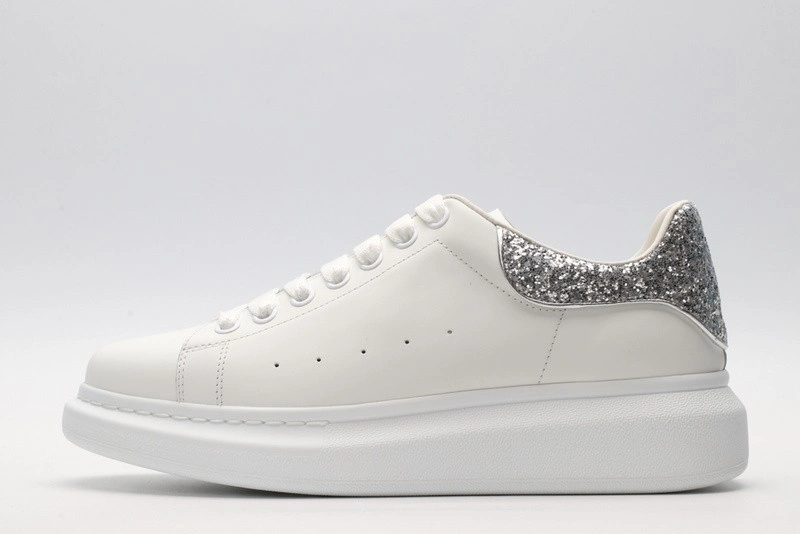 Alexander mcqueen white sliver