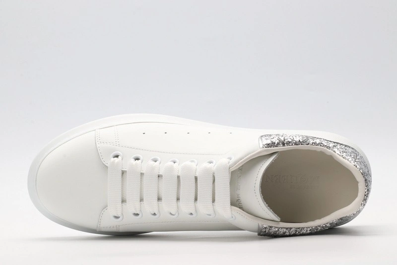 Alexander mcqueen white sliver